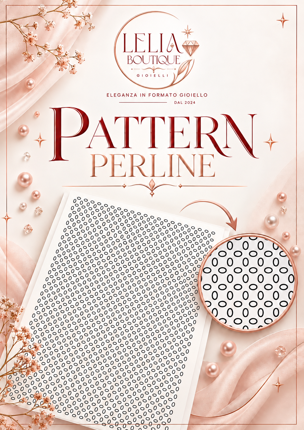 PATTERN PERLINE - Progetta la tua borsa gioiello