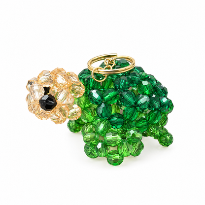 PORTACHIAVI TURTLE - Faceted Acrylic Beads