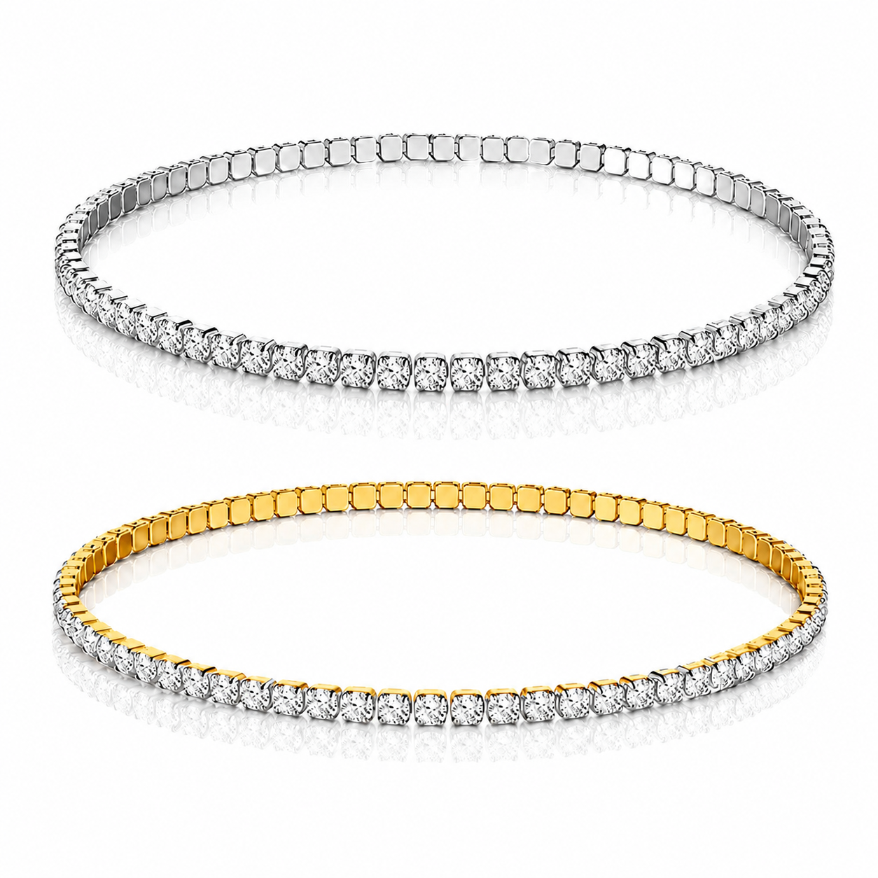 Bracciale Tennis Elasticizzato