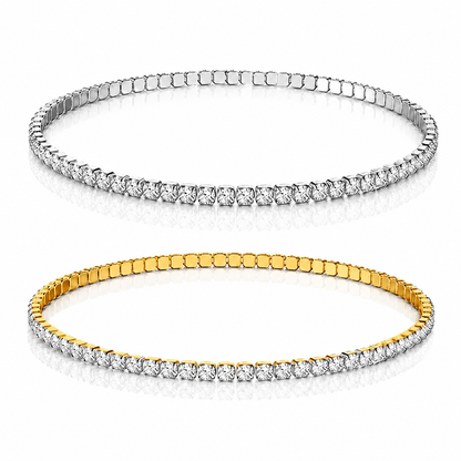Bracciale Tennis Elasticizzato
