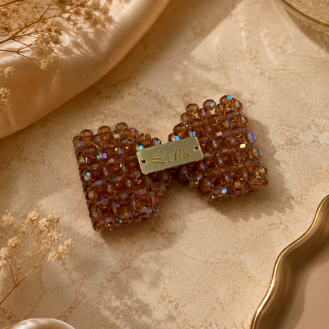 PORTACHIAVI FIOCCO - Faceted Acrylic Beads AB