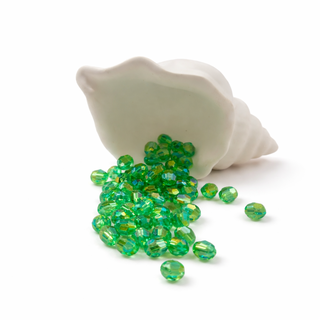 PERLINE SFACCETTATE ACRILICHE - 300 pezzi (75 g ~)