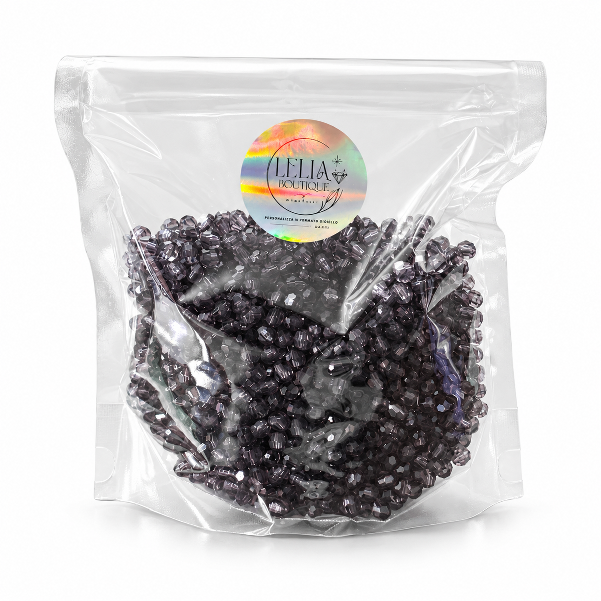 500 g ~ di PERLINE SFACETTATE - 8 mm