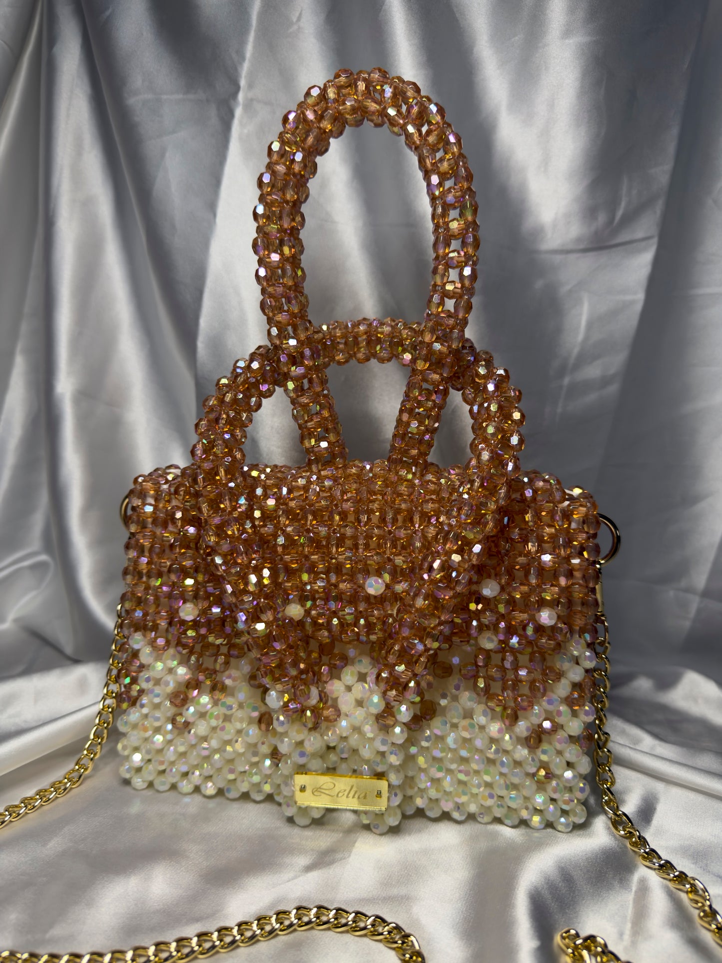 CASUALLY FUMÉ - Medium Acrylic Jewel Bag