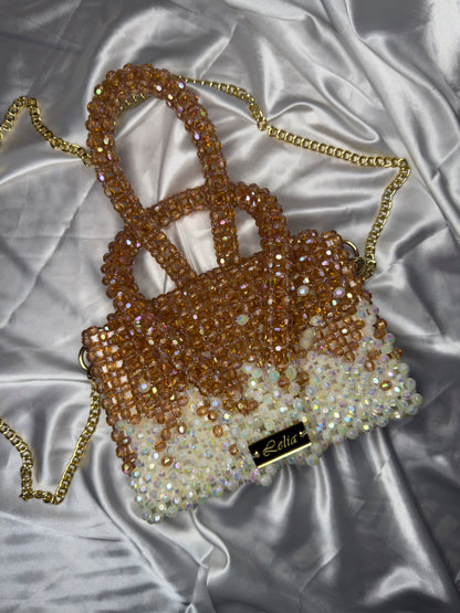 CASUALLY FUMÉ - Medium Acrylic Jewel Bag