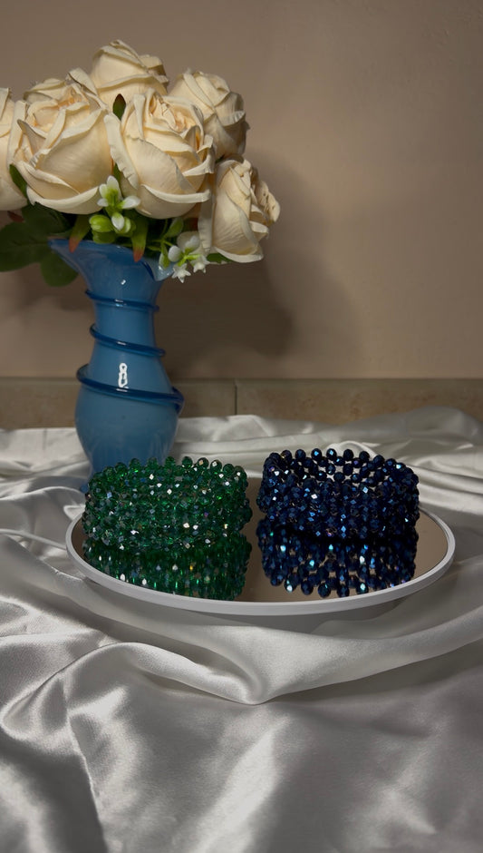 CHERRY GLOW - Mini-Kristallglas-Schmuckbeutel