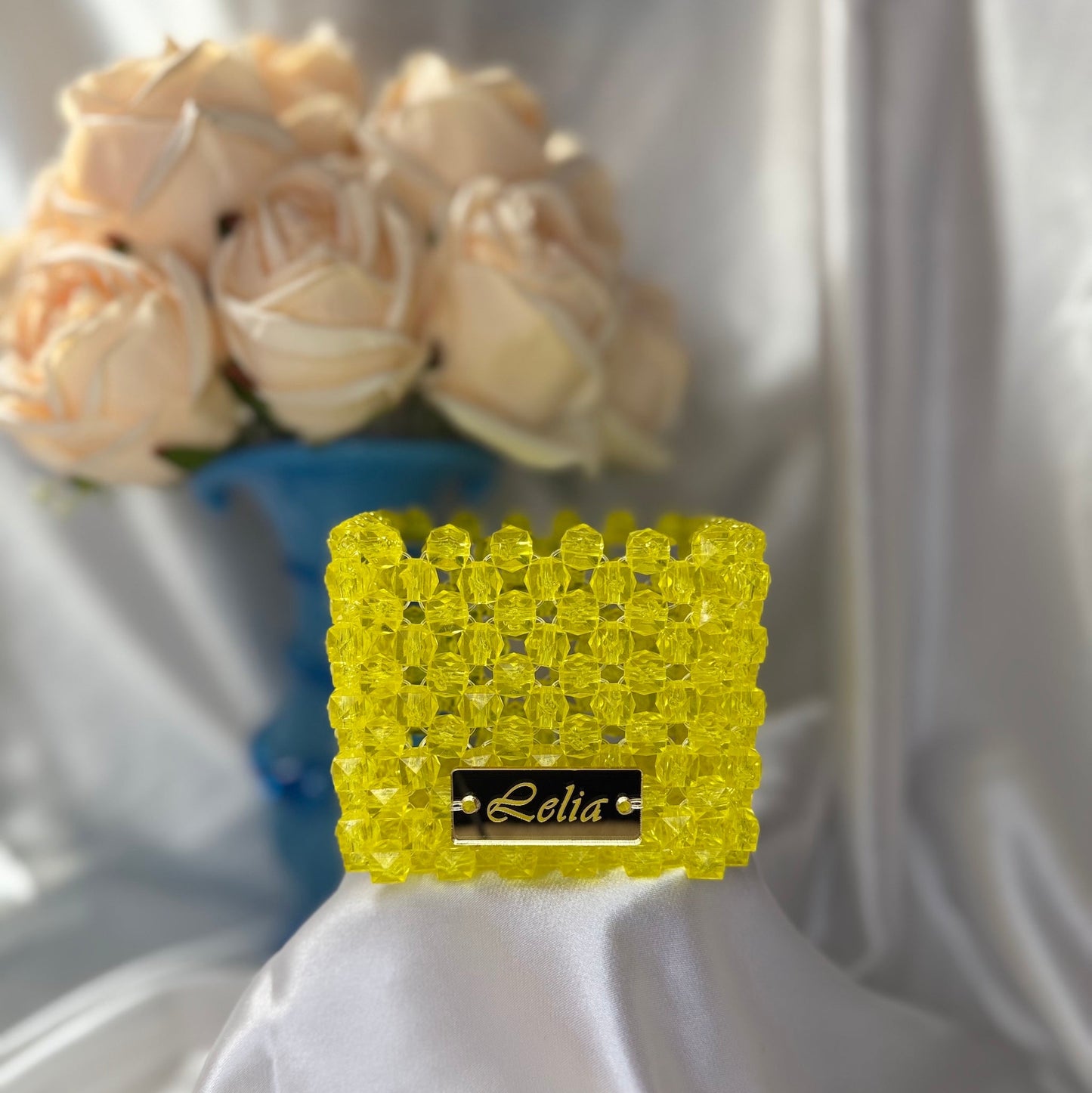 ORGANIZER BASSO PER COSMETICI - Square Acrylic Beads