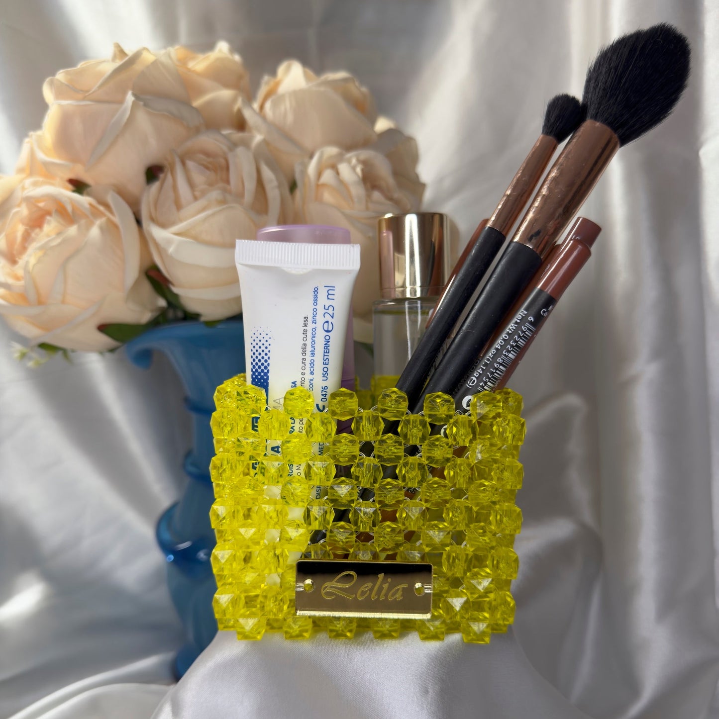 ORGANIZER BASSO PER COSMETICI - Square Acrylic Beads