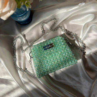 CHERRY GLOW - Mini Crystal Glass Jewel Bag