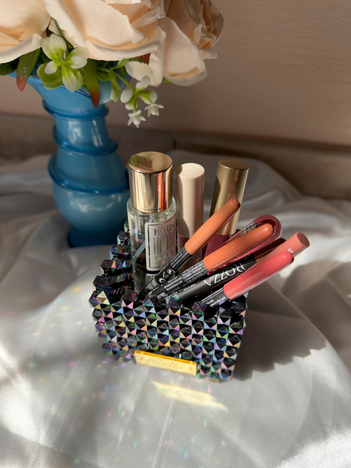 ORGANIZER BASSO PER COSMETICI - Square Acrylic Beads