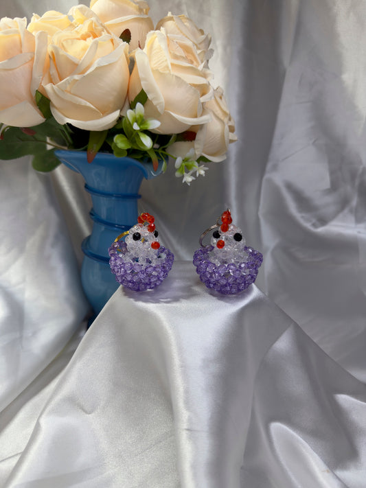 CHERRY GLOW - Mini-Kristallglas-Schmuckbeutel