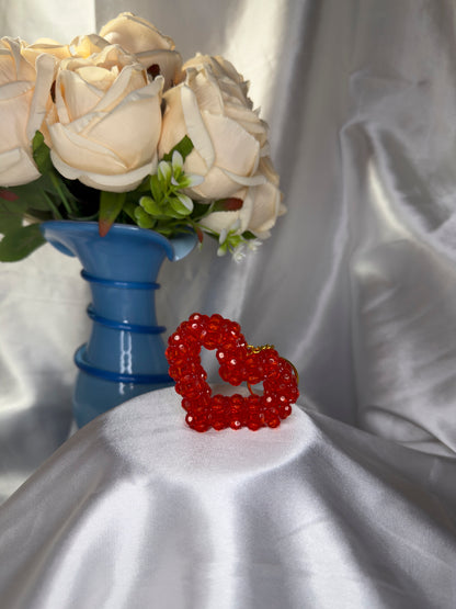 PORTACHIAVI HEART TRAFORATO- Acrylic Beads