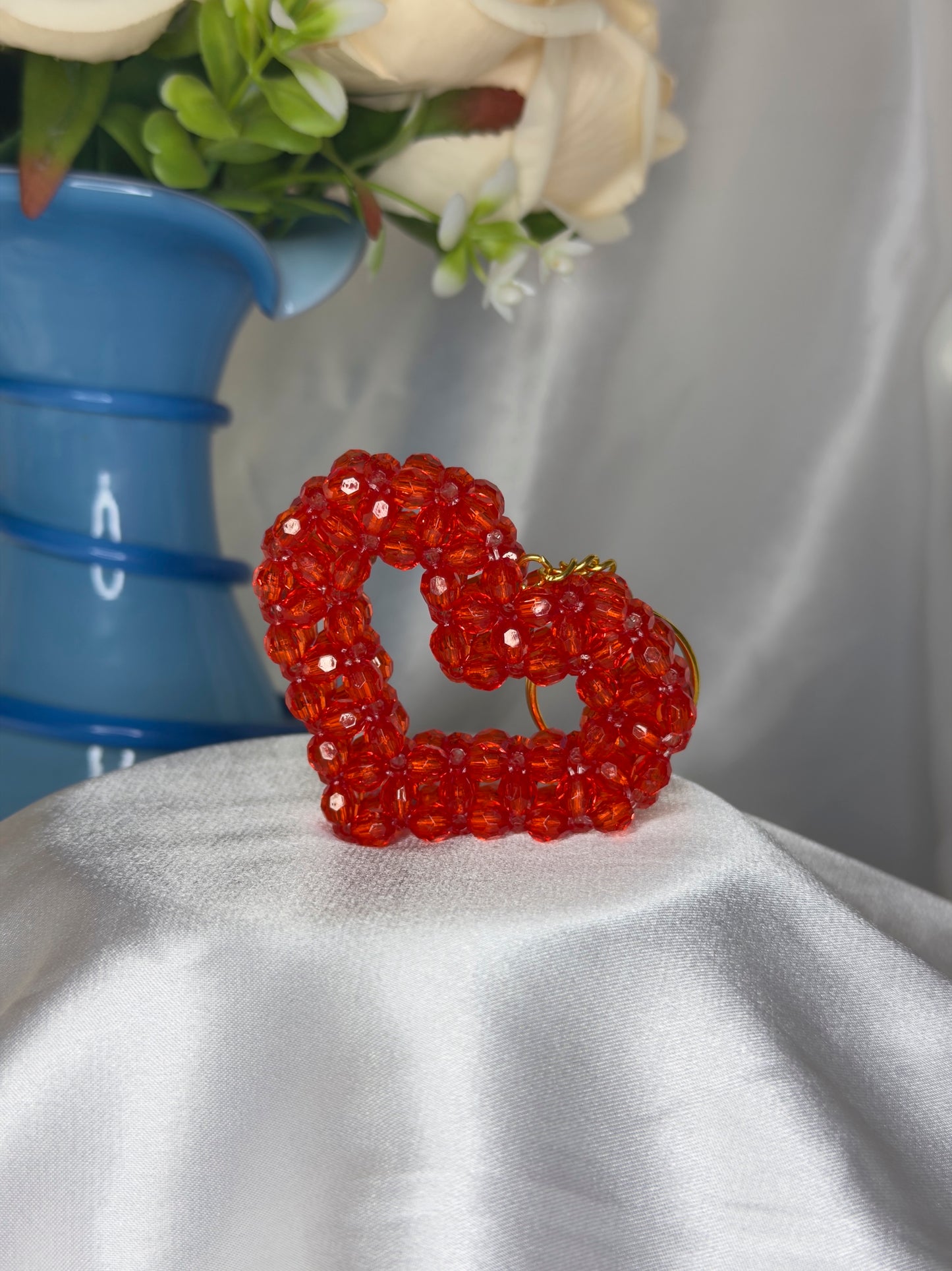 PORTACHIAVI HEART TRAFORATO- Acrylic Beads