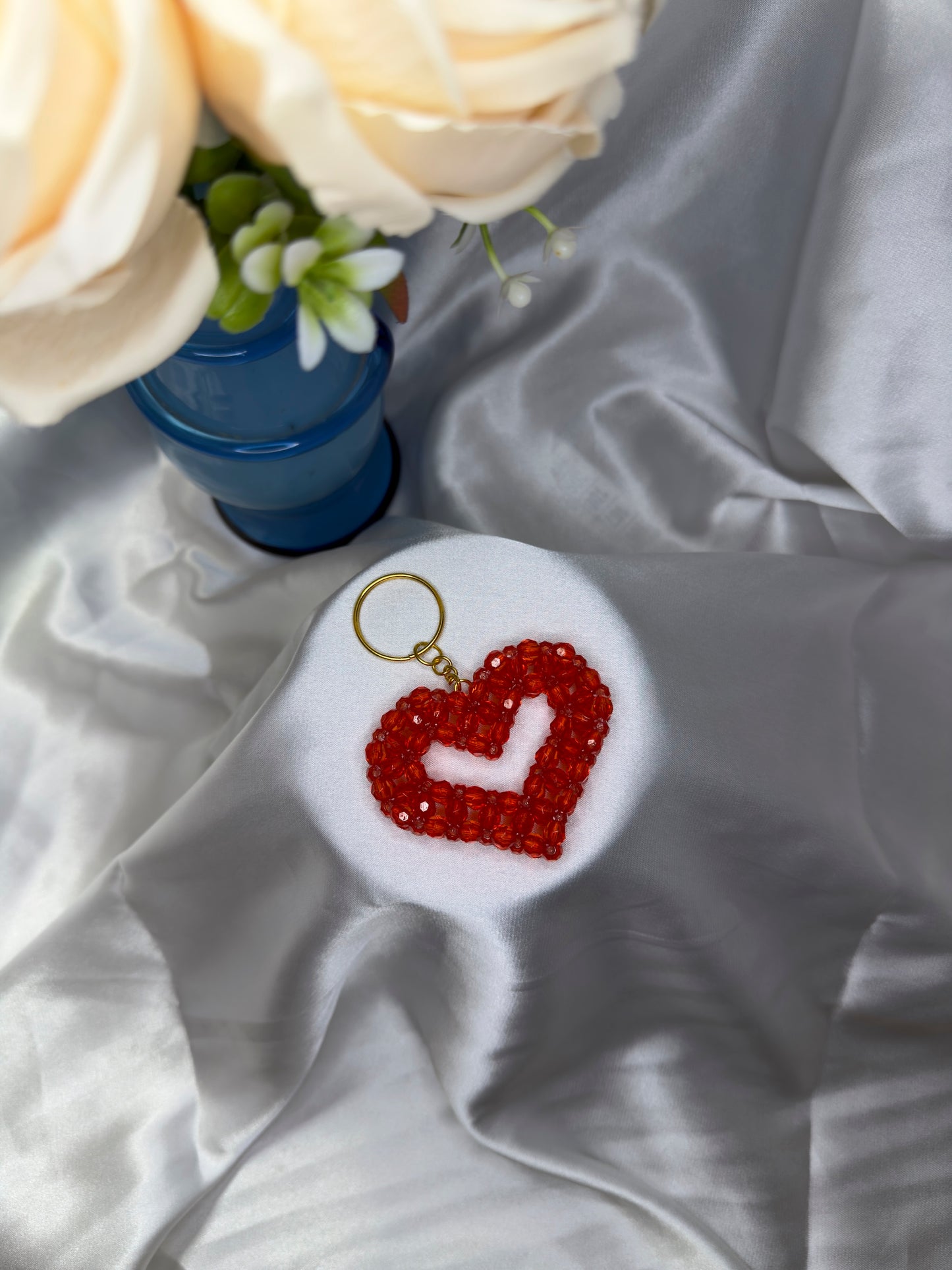 PORTACHIAVI HEART TRAFORATO- Acrylic Beads