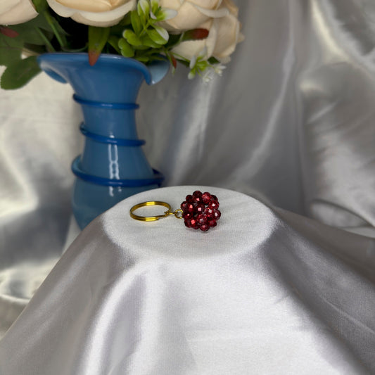 PORTACHIAVI PALLINA SINGOLA - Crystal Glass Keychain