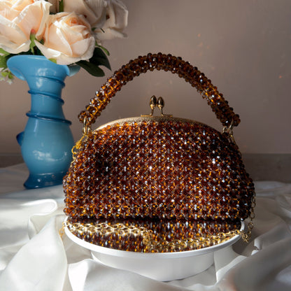 ALVIROSE - Medium Crystal Glass Jewel Bag
