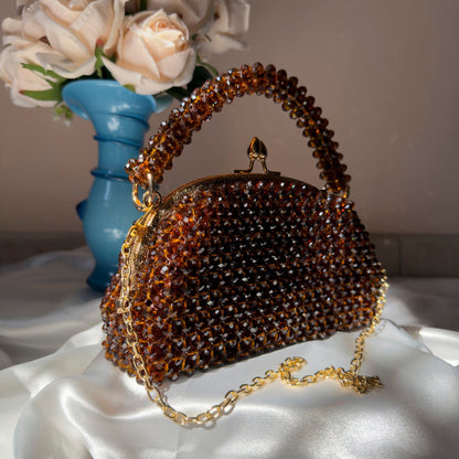 ALVIROSE - Medium Crystal Glass Jewel Bag