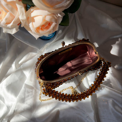 ALVIROSE - Medium Crystal Glass Jewel Bag