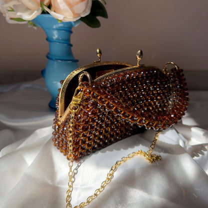 ALVIROSE - Medium Crystal Glass Jewel Bag