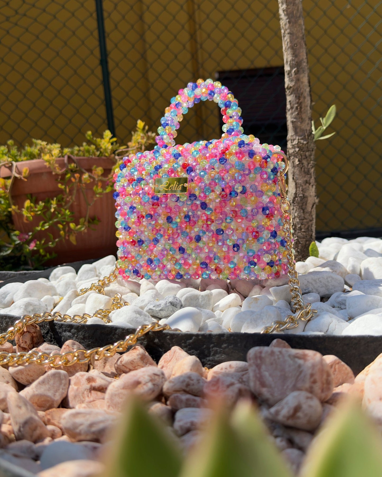 LIORA - Small Acrylic Jewel Bag